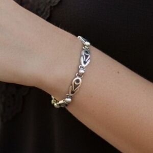 ✨️TAXCO! Sterling Silver Elegant Link Bracelet! New With Out Tags!
